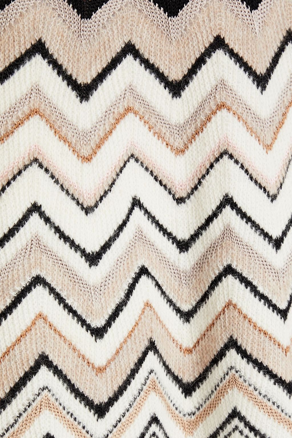 MISSONI Jacquard-knit mini skirt
