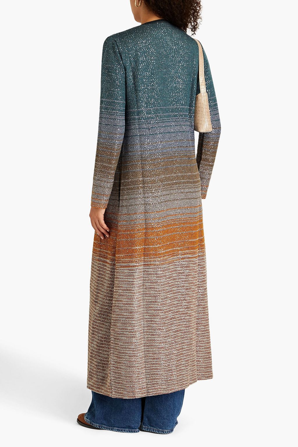 MISSONI Sequined crochet-knit cardigan