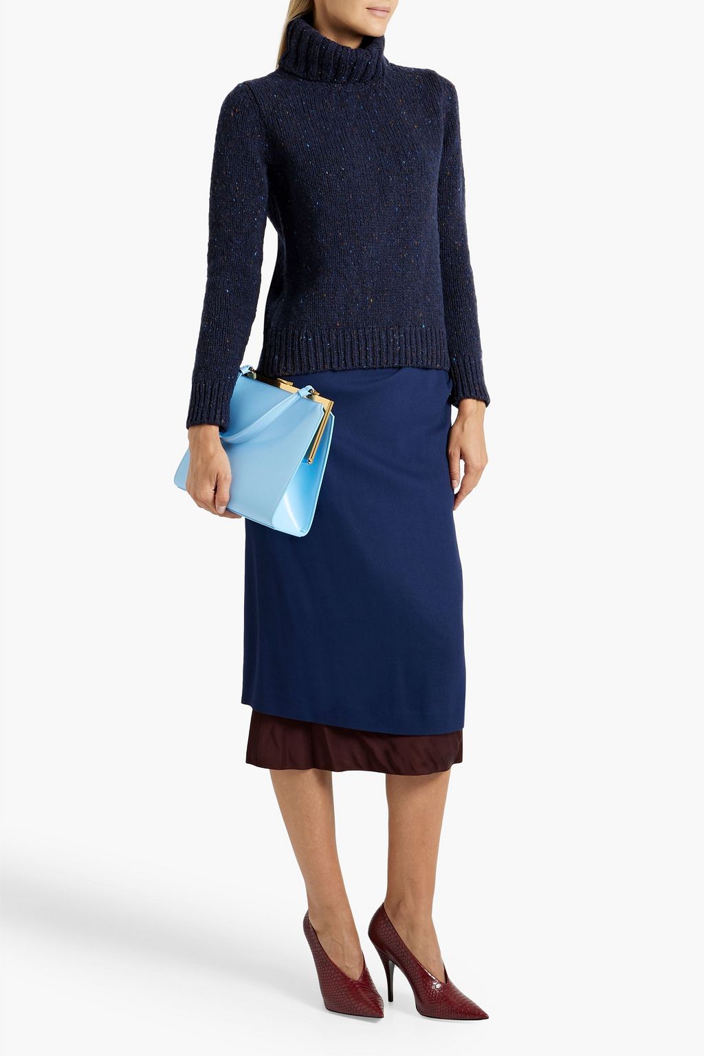 &DAUGHTER Donegal wool turtleneck sweater