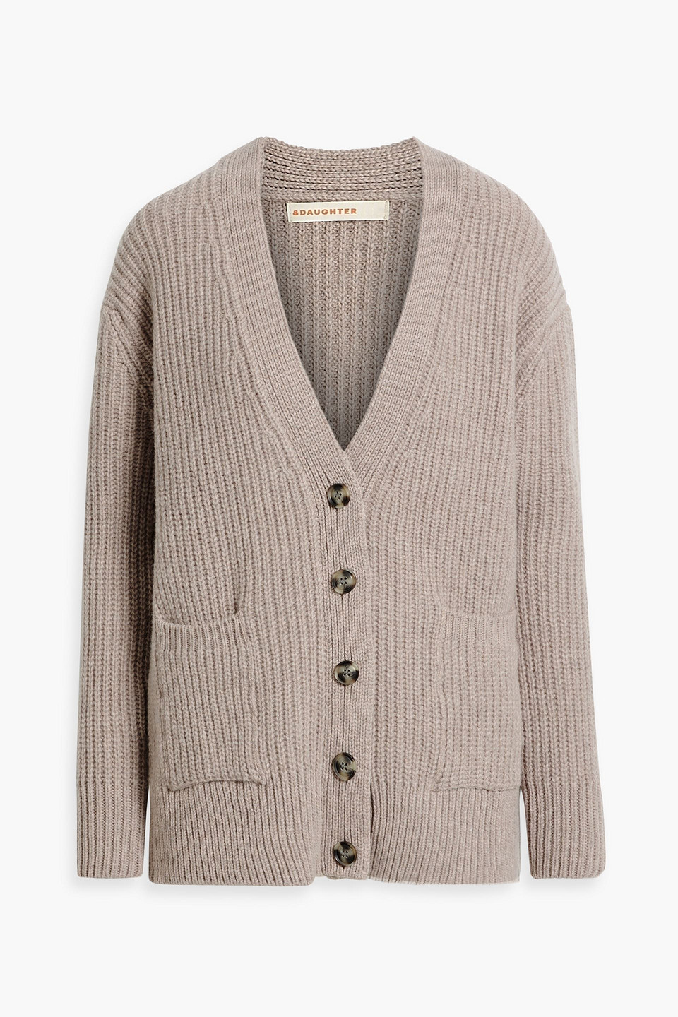 Kira ribbed wool cardigan