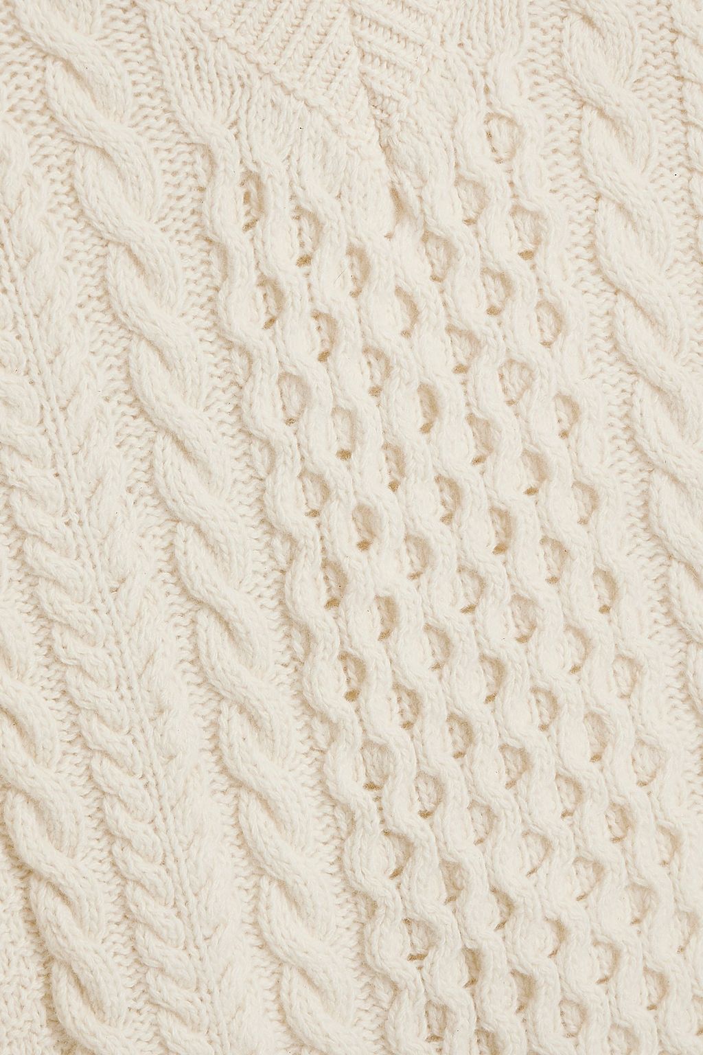 &DAUGHTER Cable-knit wool sweater