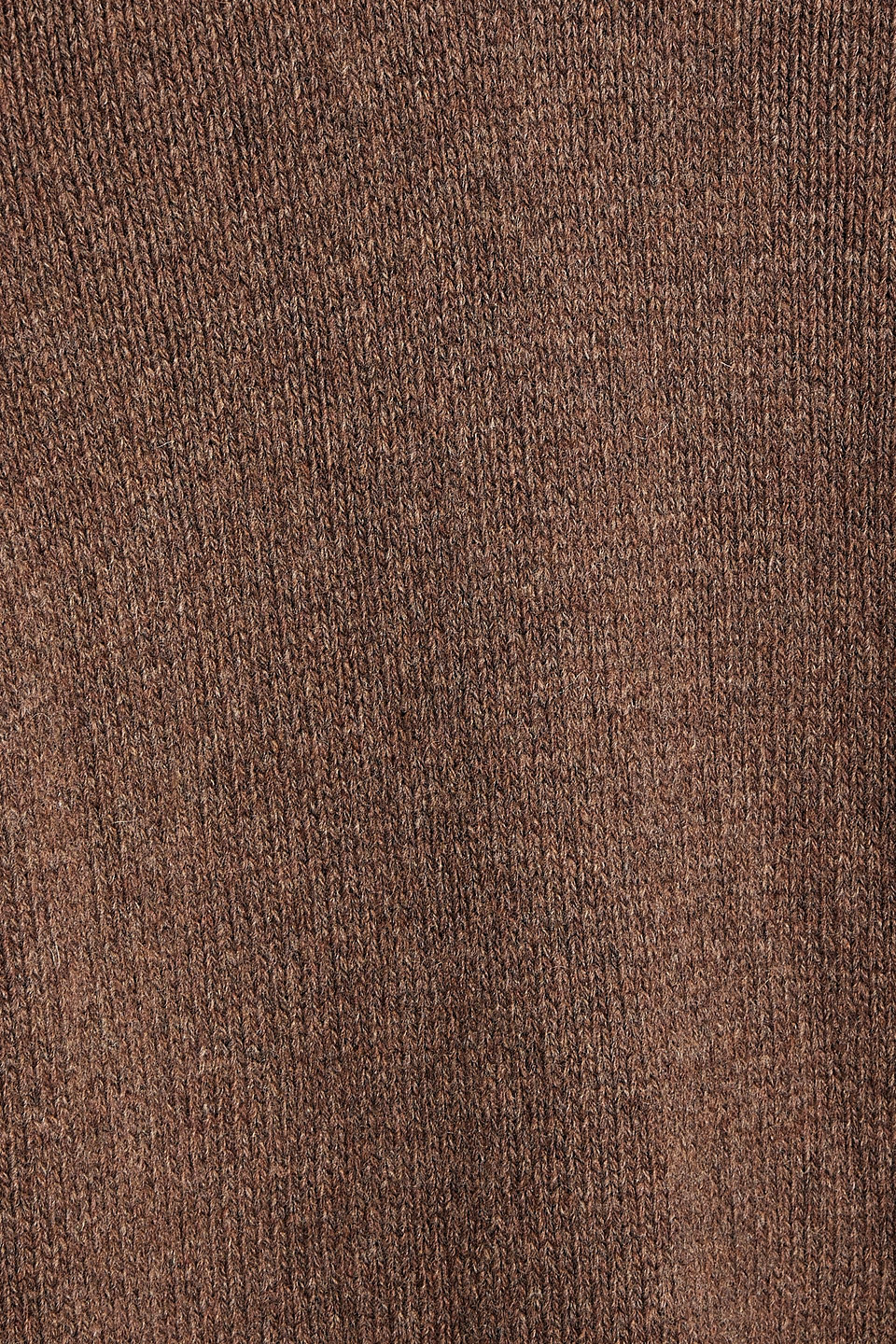 Shop And-daughter Simone Wool Turtleneck Midi Dress In Brown