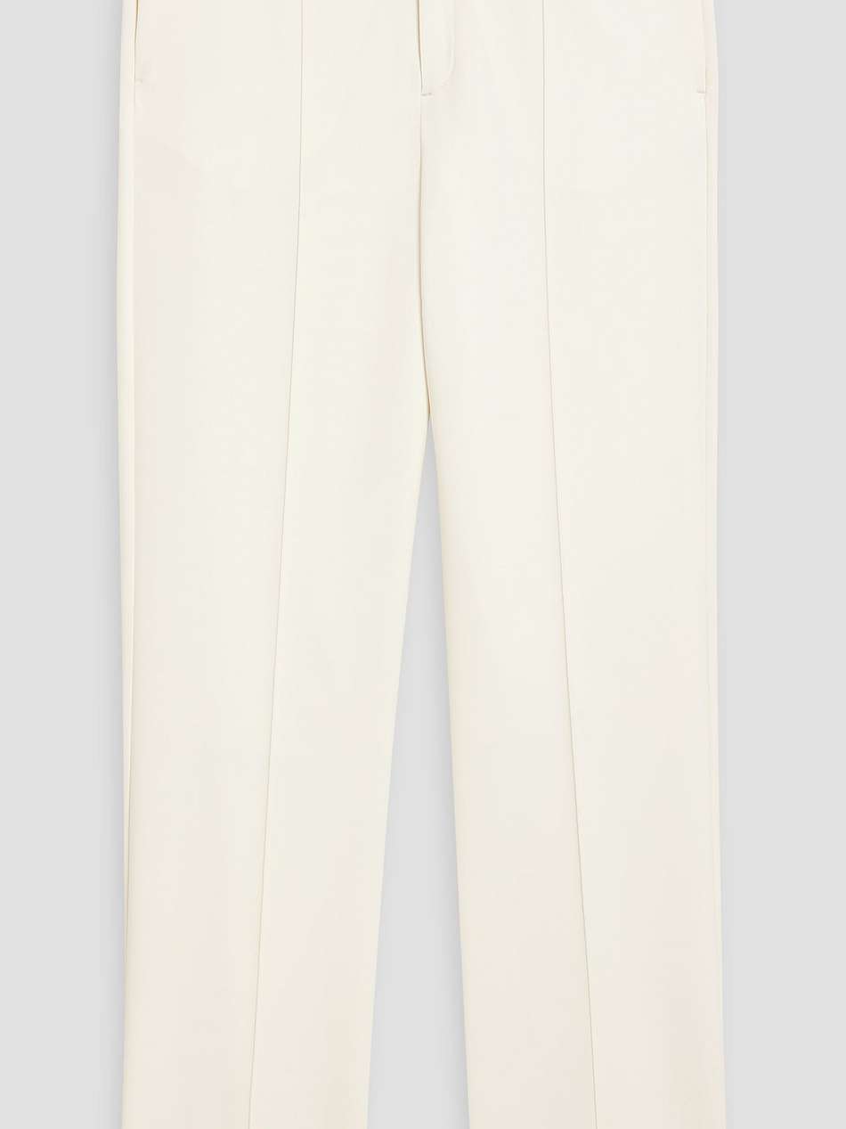page wool-blend straight-leg pants