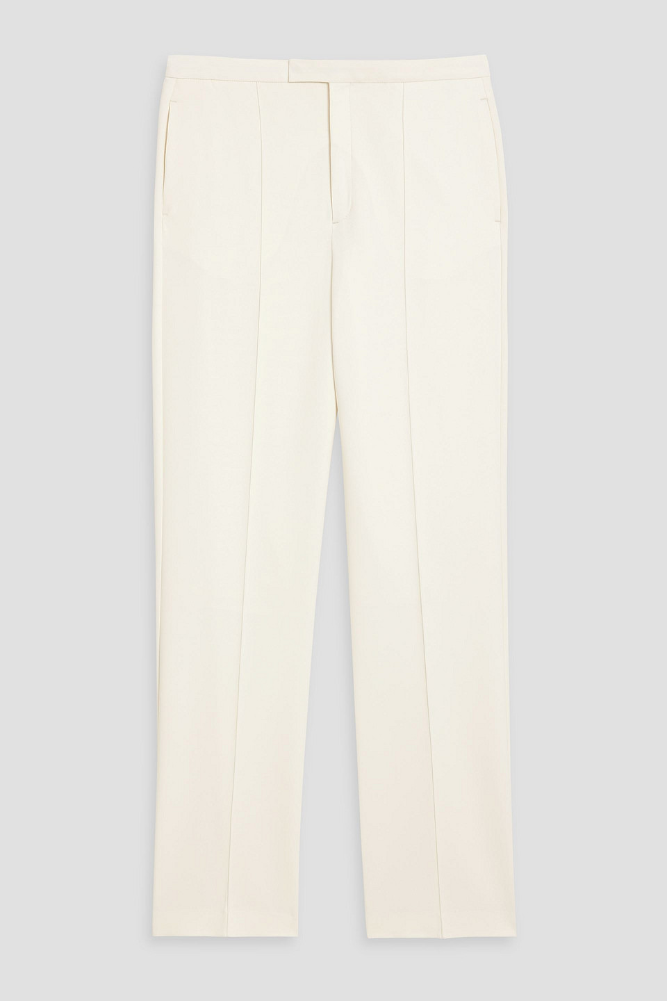 Bite Studios Straight-leg Wool Trousers In Cream