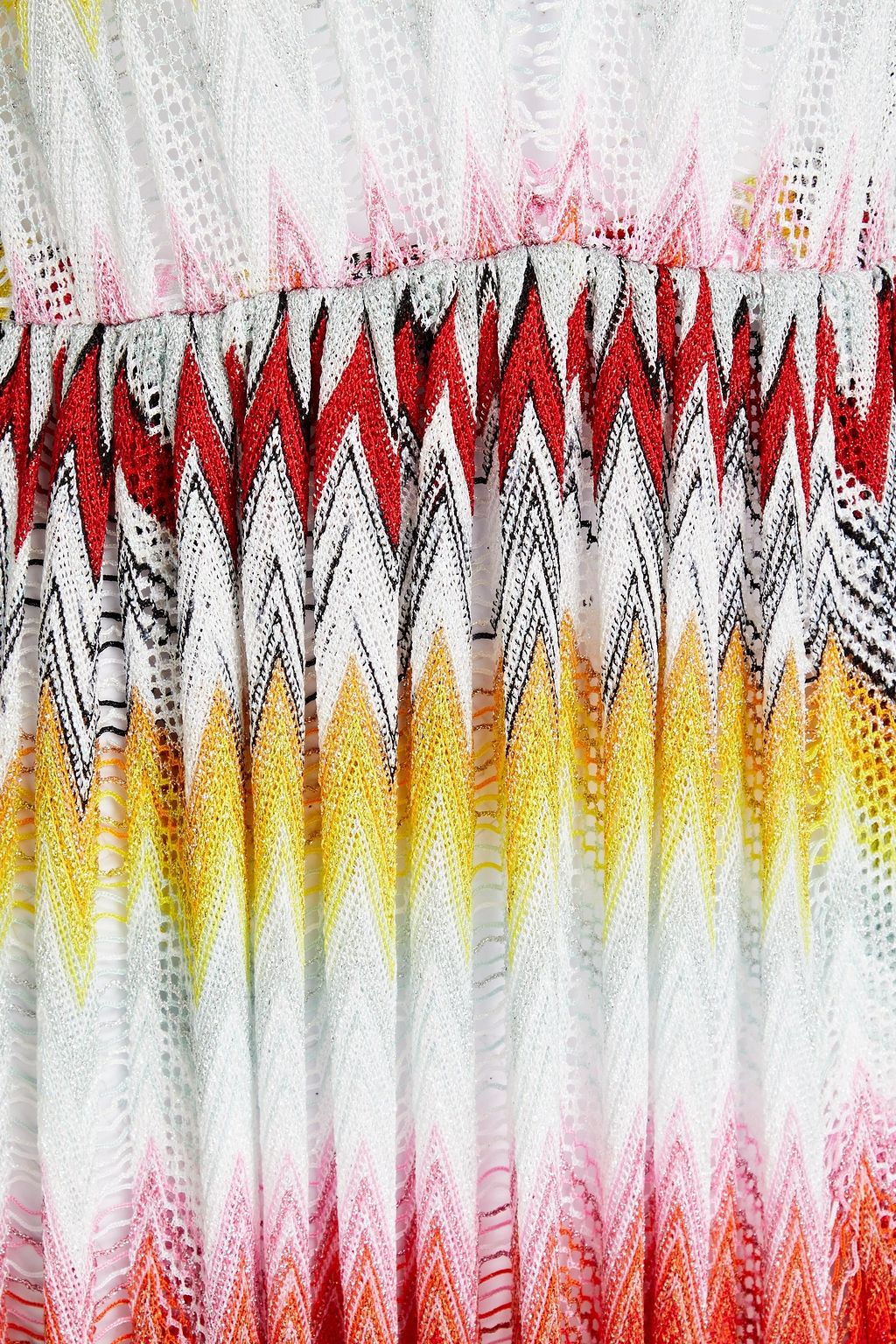 MISSONI فستان طويل من نسيج بحبكة كروشيه