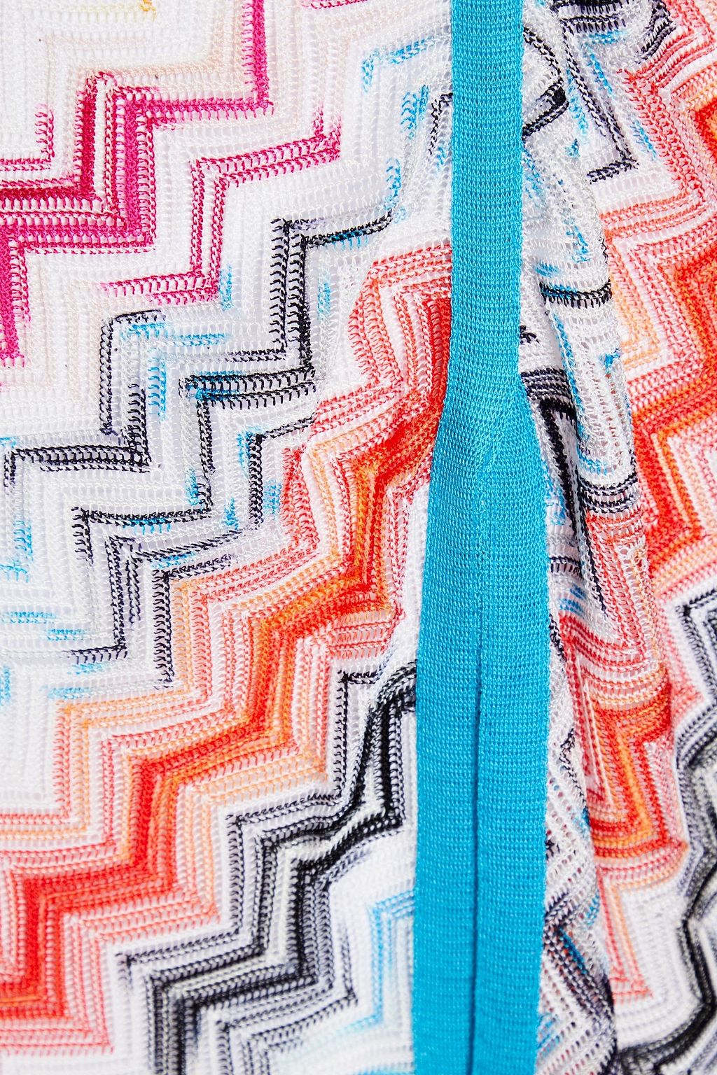 MISSONI Mare one-shoulder crochet-knit maxi dress