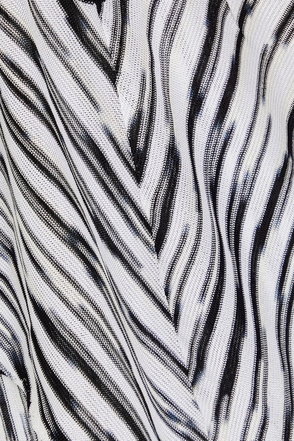 MISSONI 컷아웃 장식 스페이스 다이 크로셰 니트 바디수트
