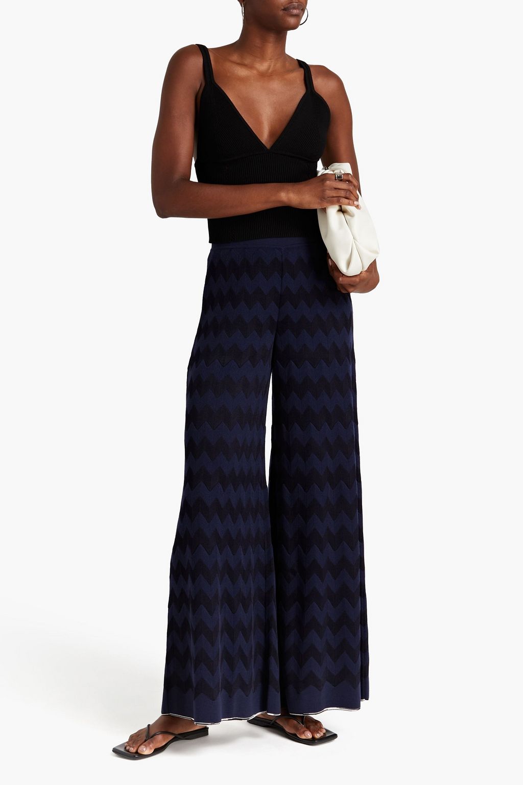 MISSONI Crochet-knit wide-leg pants
