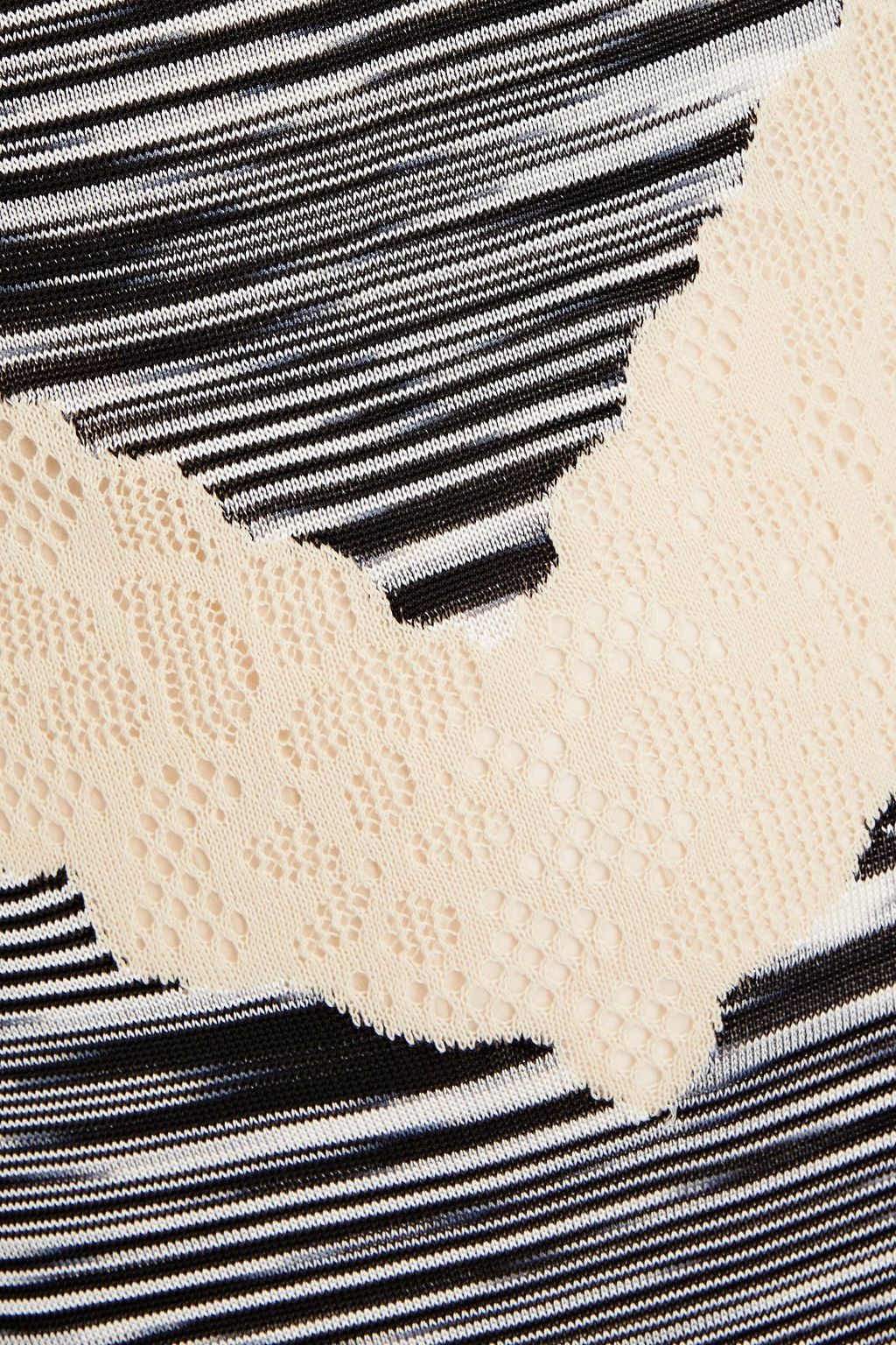 MISSONI فستان طويل من نسيج بحبكة كروشيه