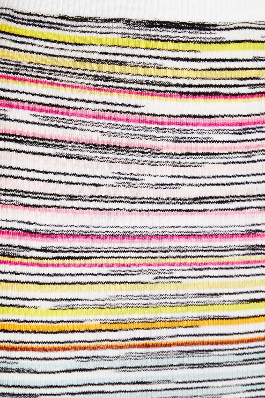 MISSONI تنورة ضيقة من نسيج بحبكة كروشيه مزينة بأزرار