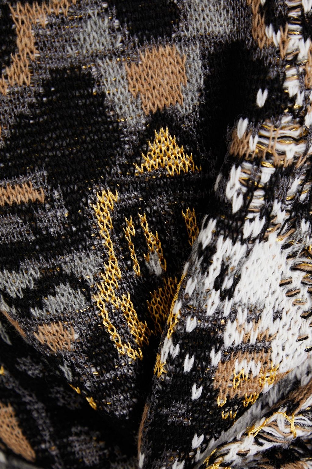 MISSONI 자카드 니트 울 혼방 베스트