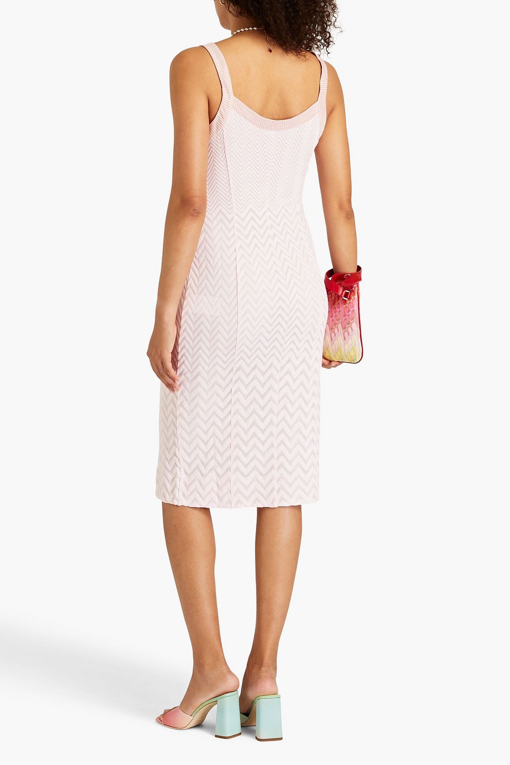 MISSONI Crochet-knit cotton-blend dress