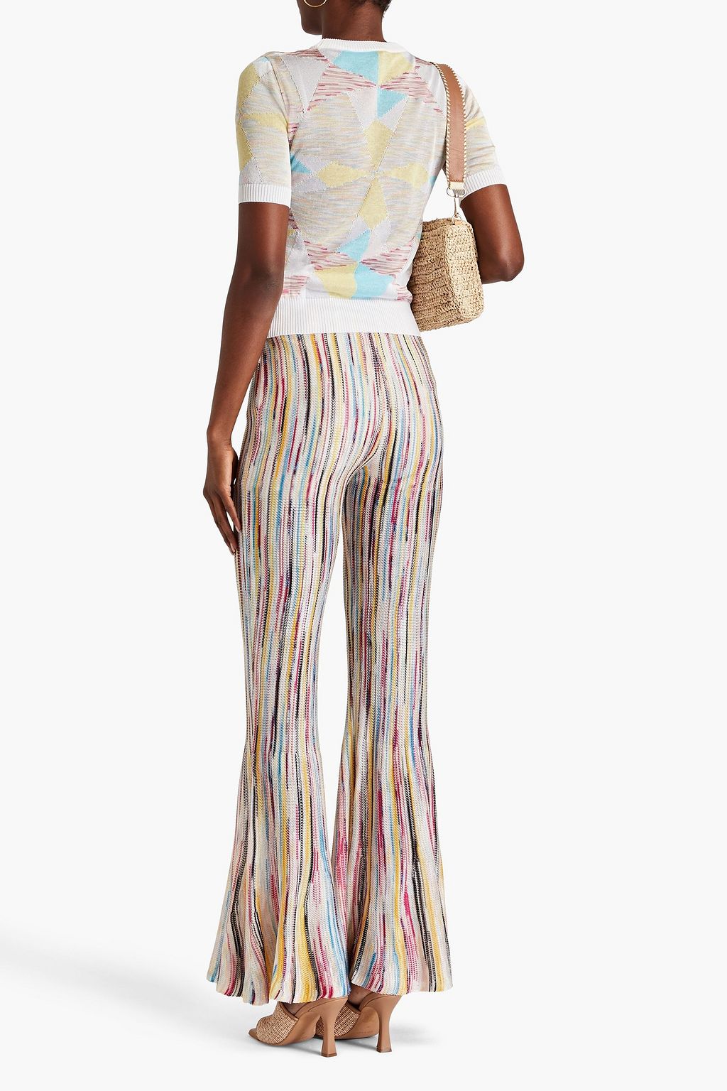 MISSONI Crochet-knit flared pants