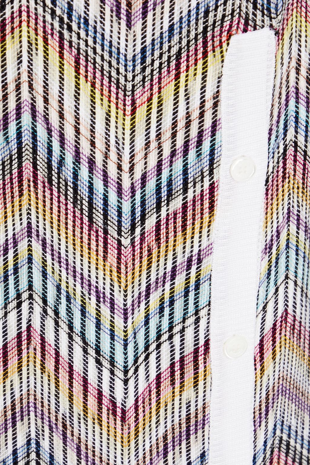 MISSONI فستان متوسط الطول من مزيج القطن بحبكة كروشيه