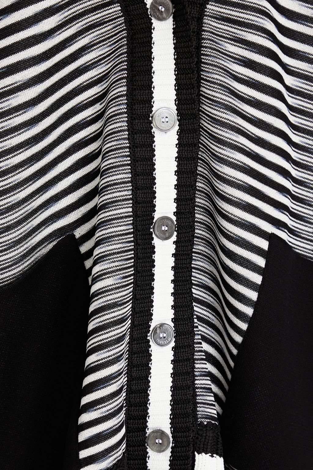 MISSONI Oversized space-dyed crochet-knit cardigan