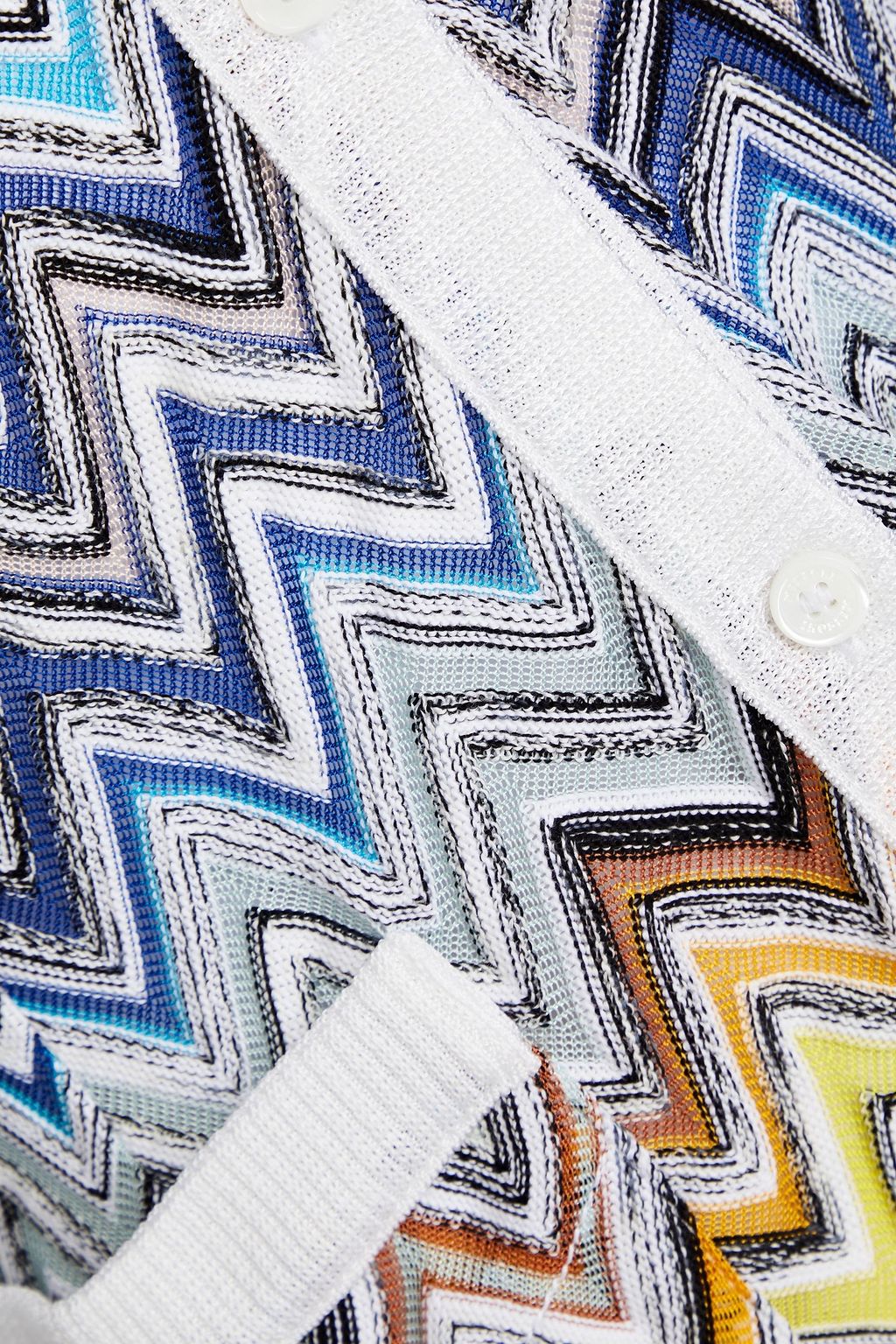 MISSONI Crochet-knit cotton-blend cardigan