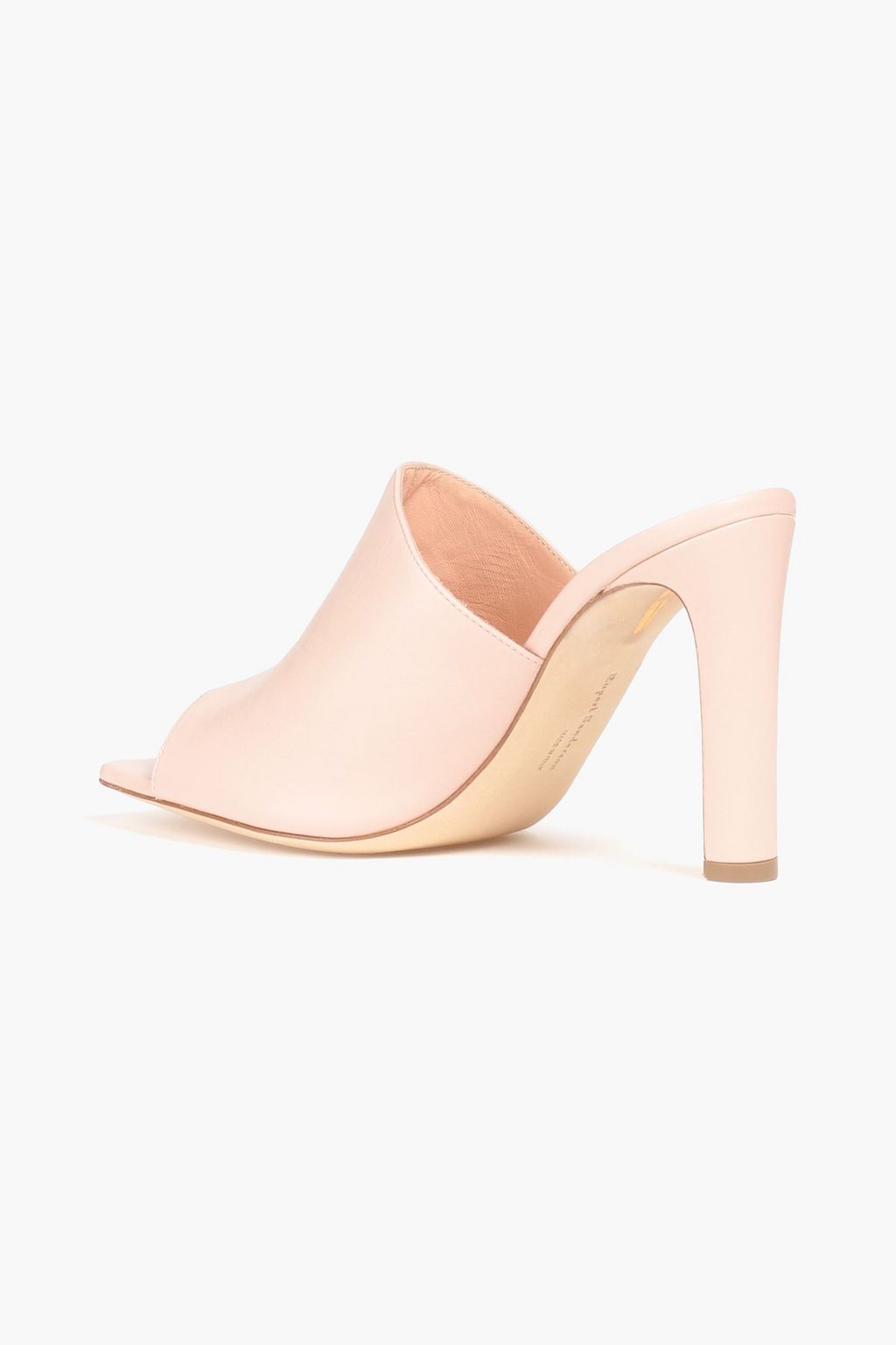 RUPERT SANDERSON Res leather mules