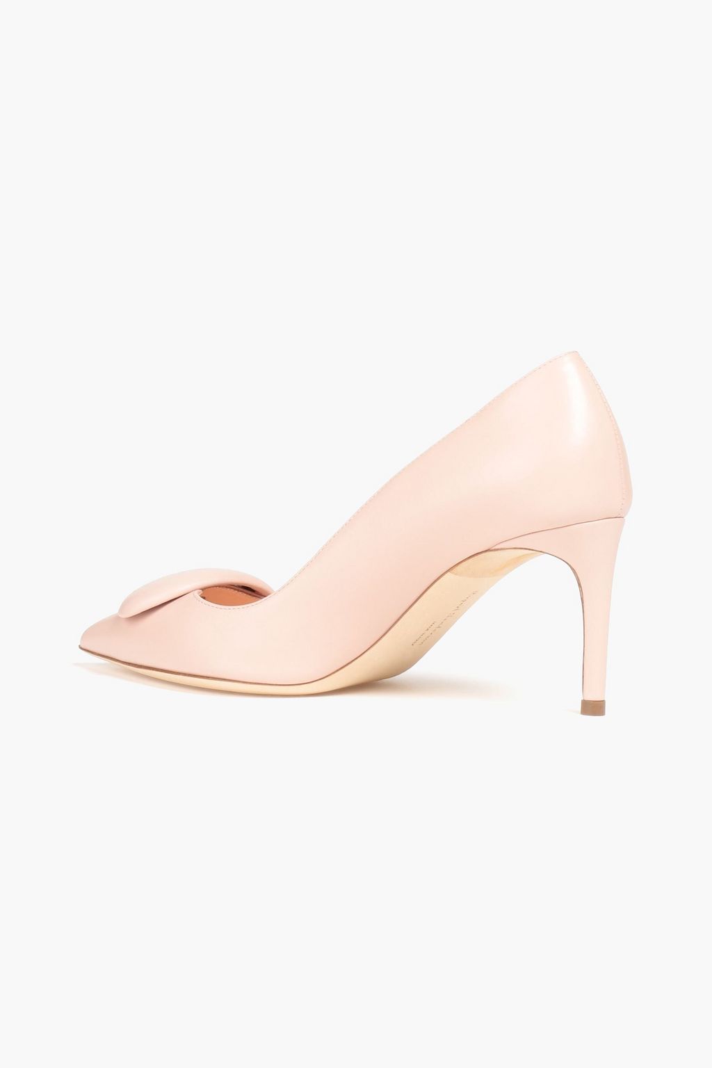RUPERT SANDERSON Aga embellished leather pumps