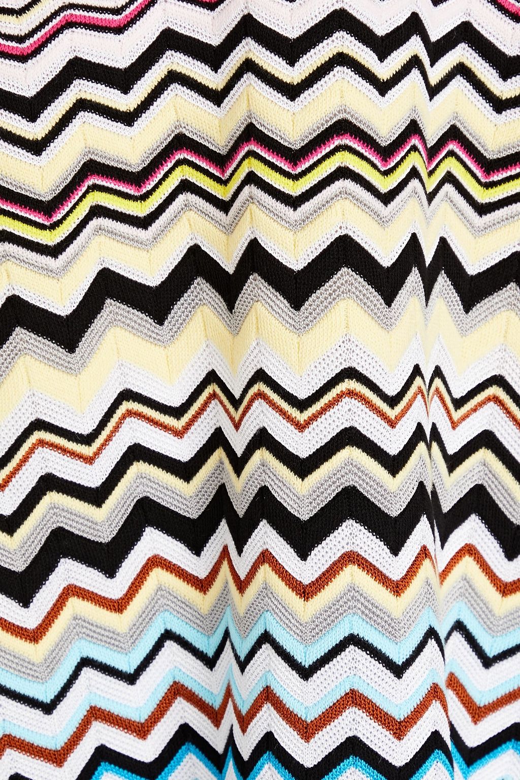 MISSONI Crochet-knit cotton-blend polo sweater