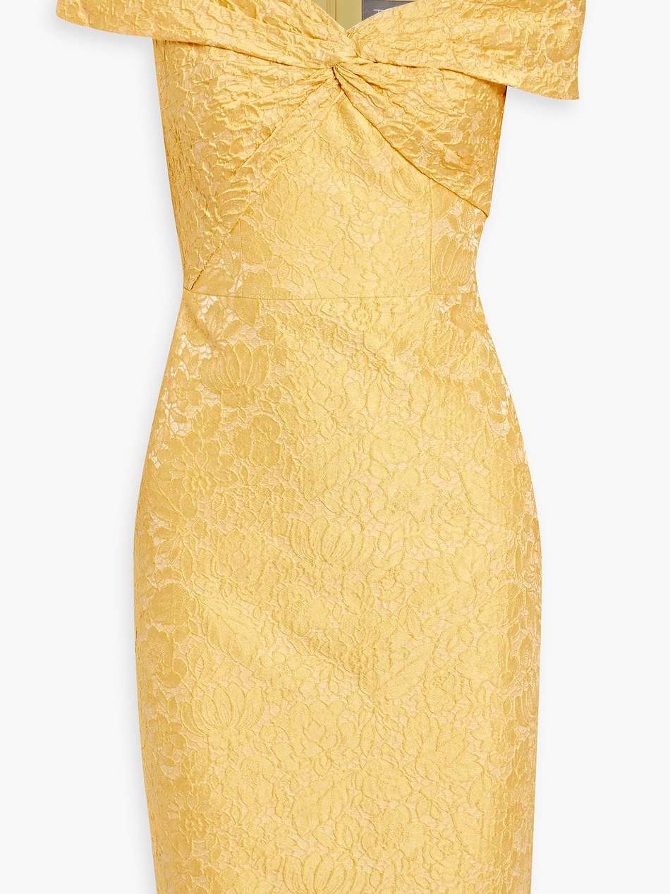 dillan one-shoulder cloqué mini dress