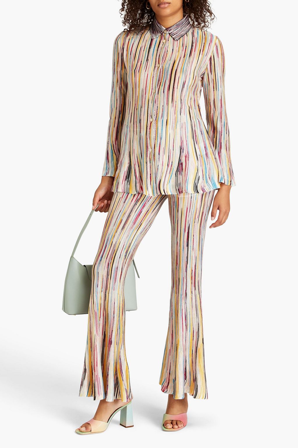 MISSONI Crochet-knit shirt
