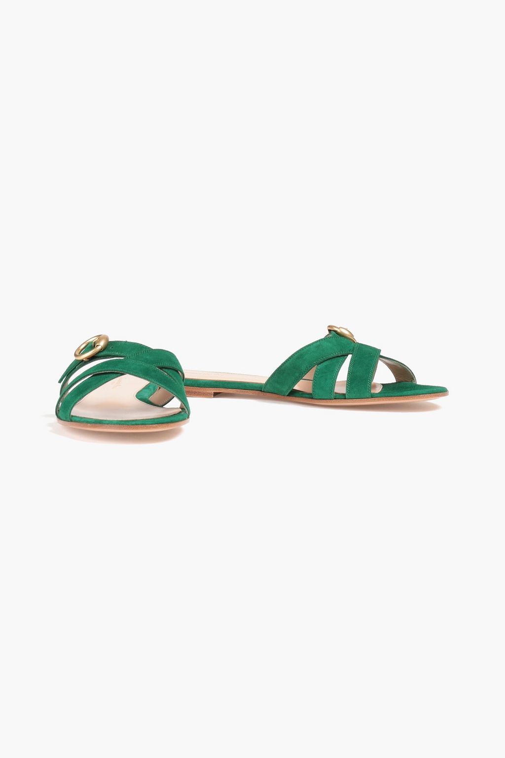 GIANVITO ROSSI Suede slides