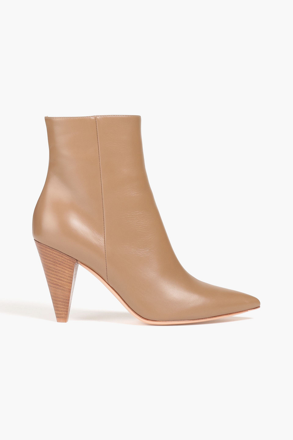 Gianvito Rossi Ankle Boots Aus Leder In Sand