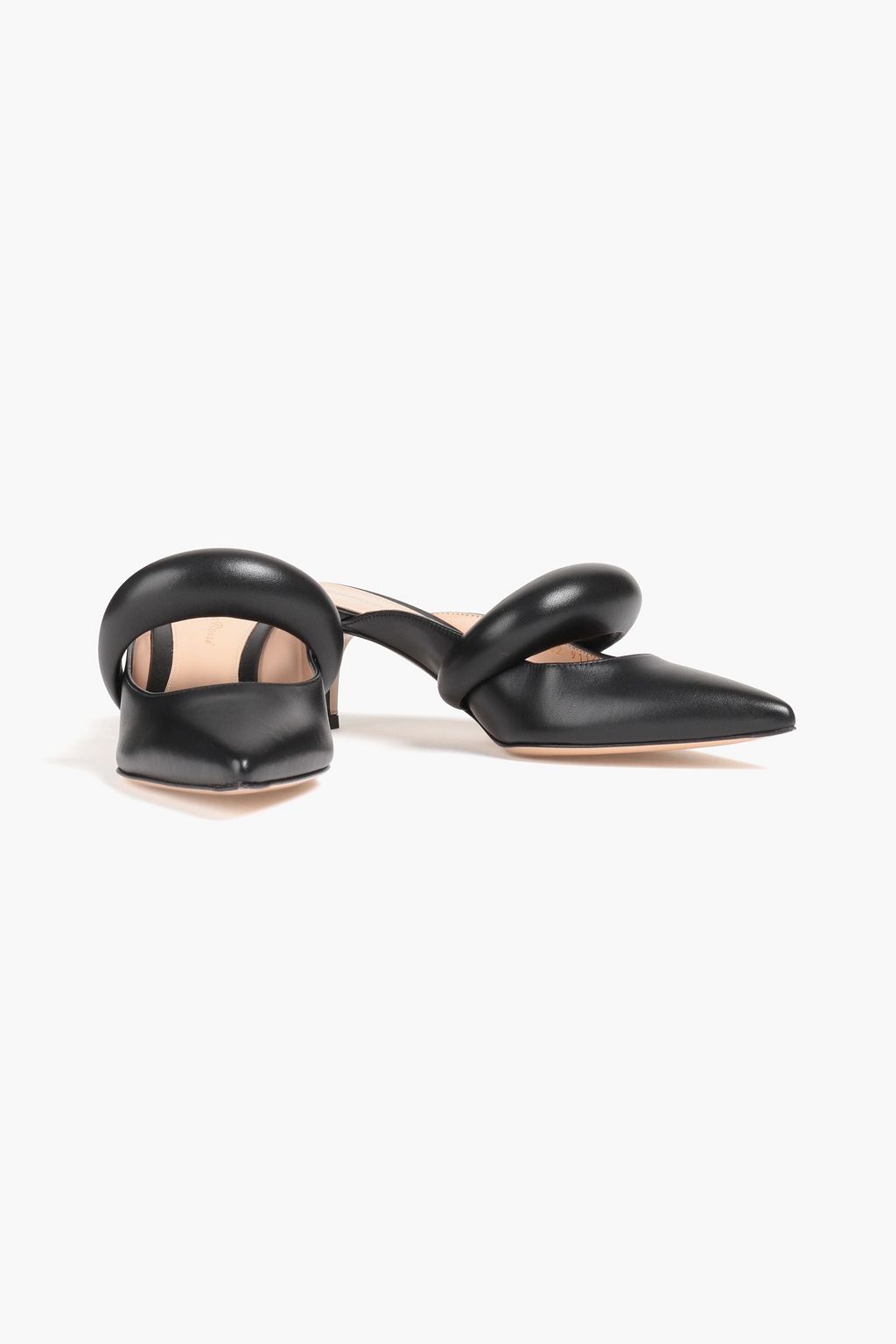 GIANVITO ROSSI Bijoux leather mules