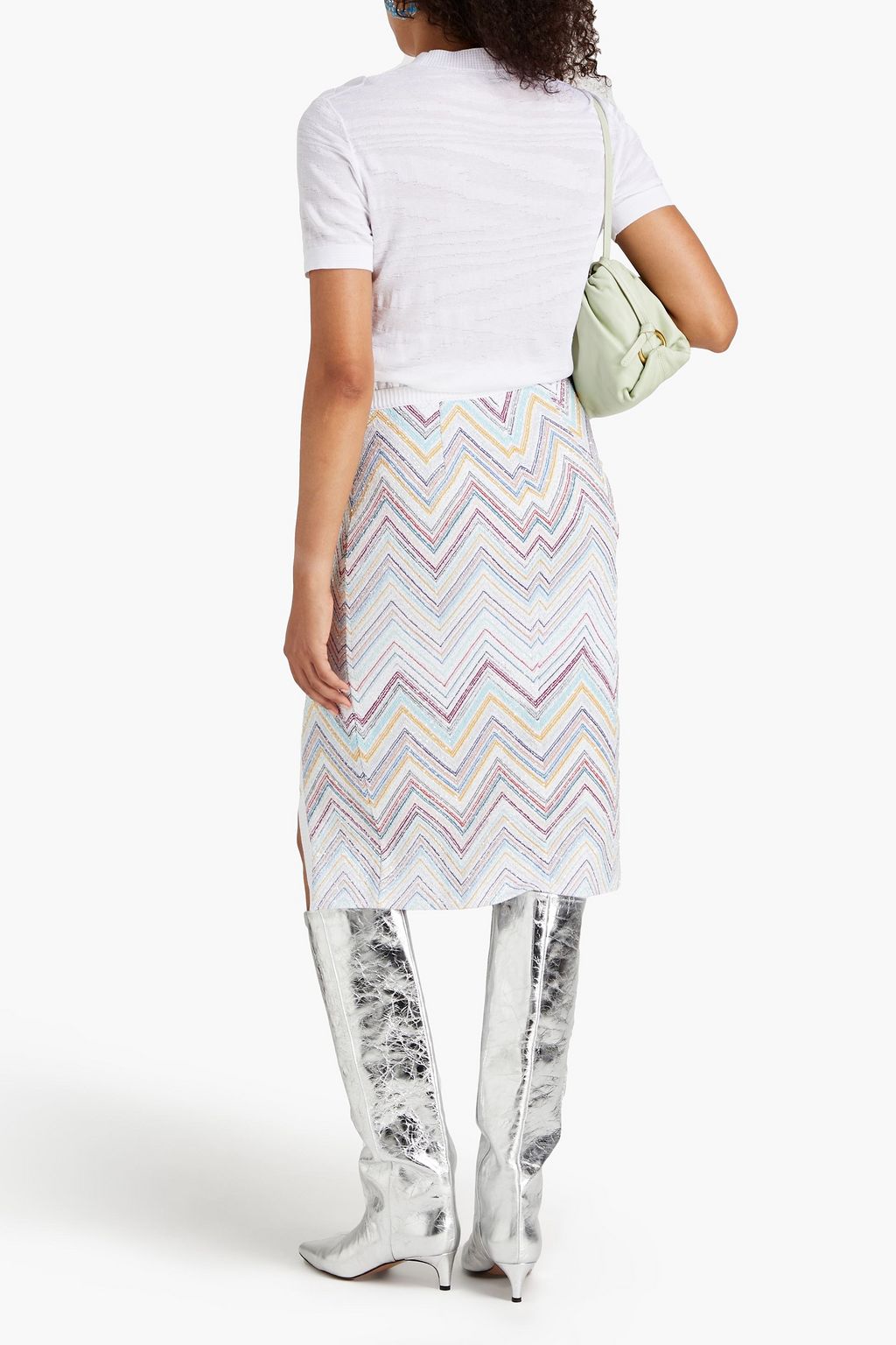 MISSONI Jacquard-knit T-shirt