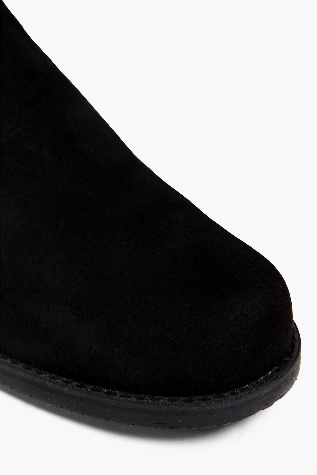 STUART WEITZMAN Microstretch and suede over-the-knee boots