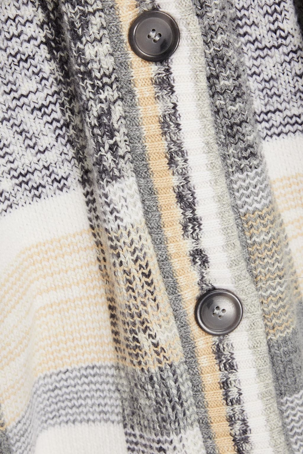 MISSONI معطف من مزيج الصوف مزود بحزام