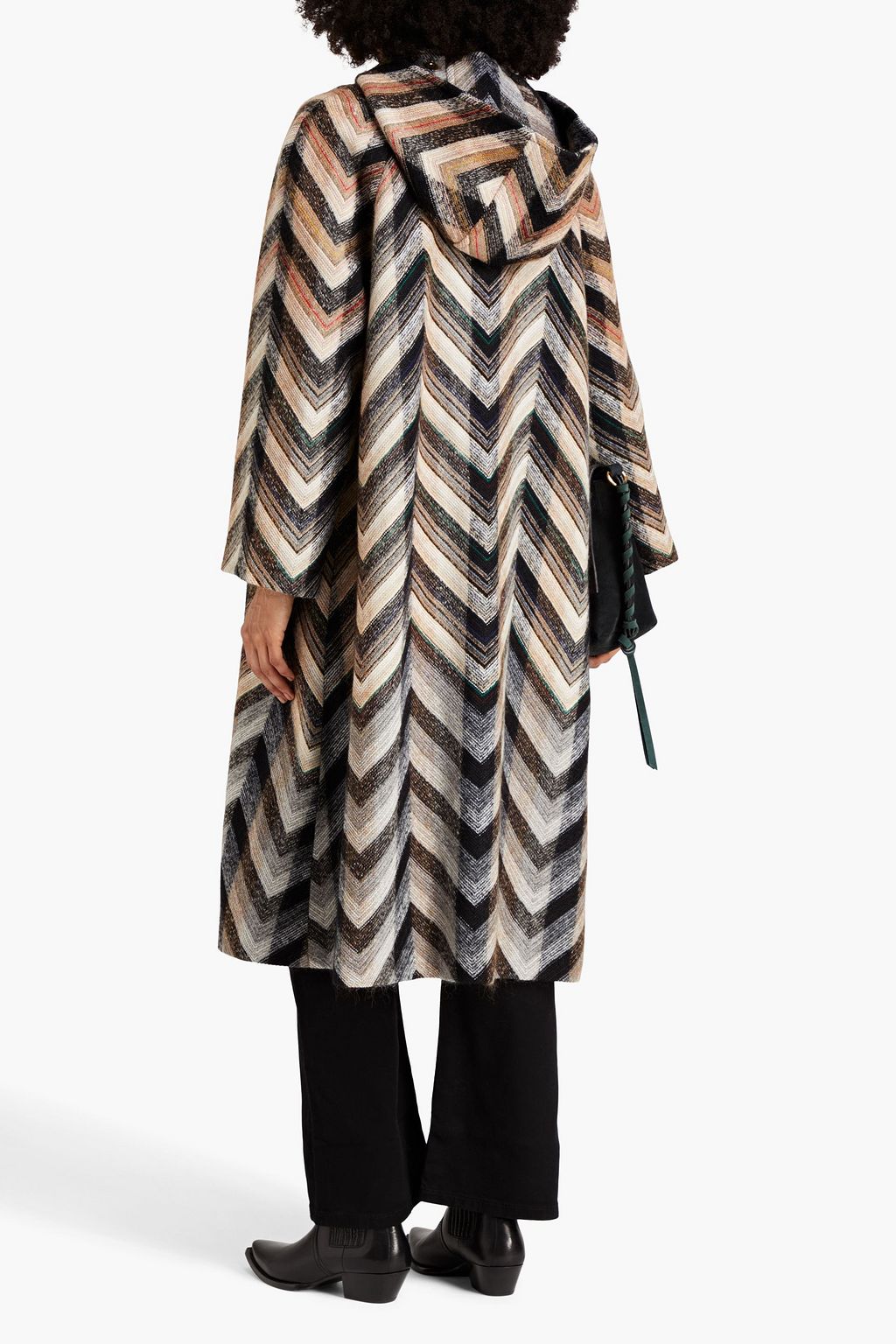 MISSONI Wool-blend hooded coat