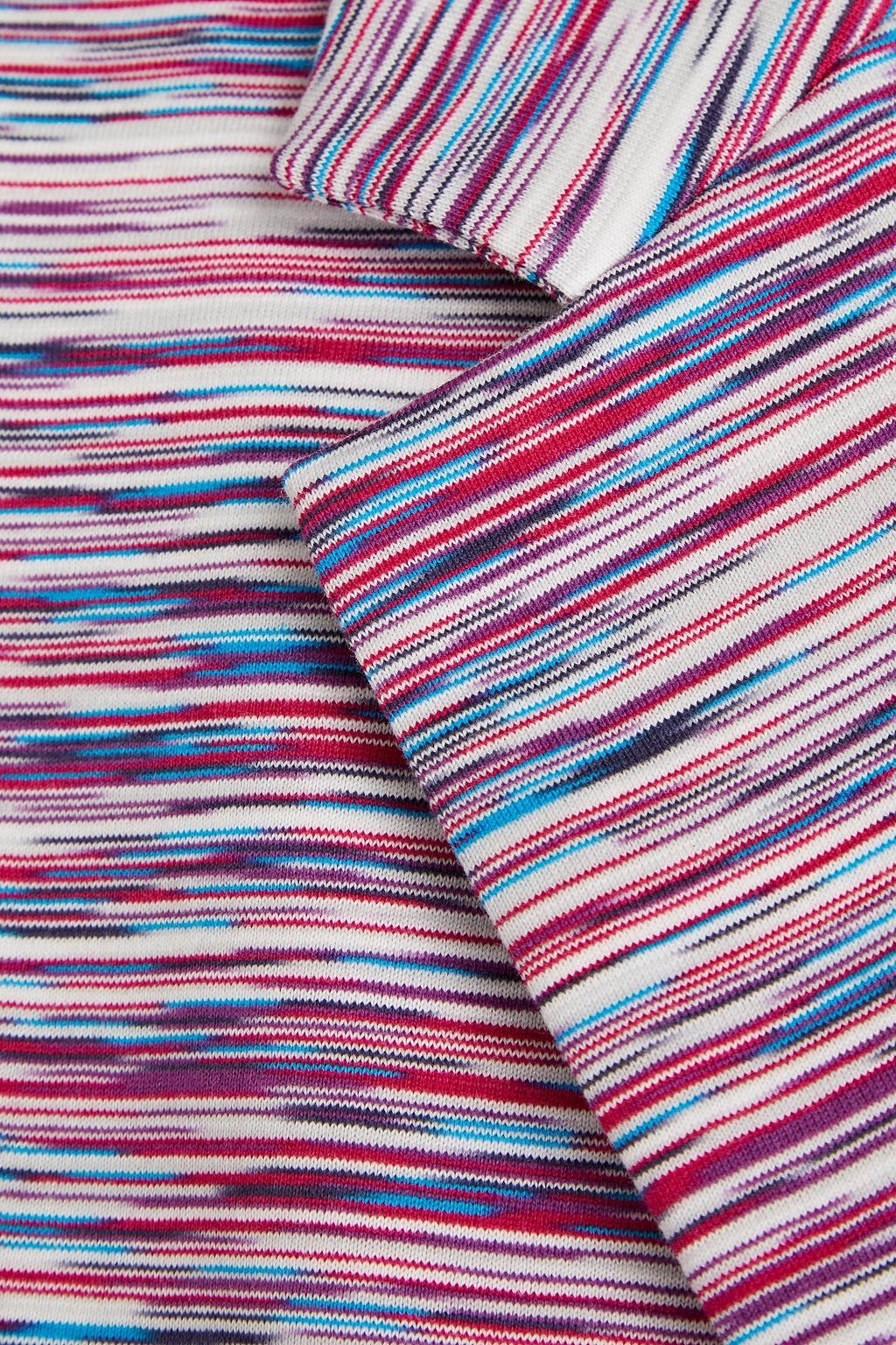 MISSONI Space-dyed cotton-jersey blazer