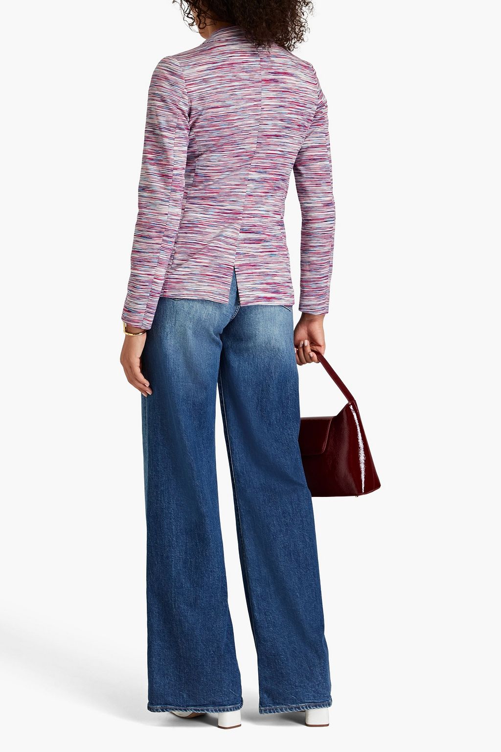 MISSONI Space-dyed cotton-jersey blazer