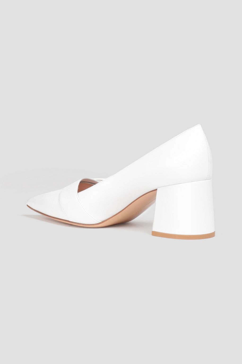 GIANVITO ROSSI Emma buckle-embellished leather pumps