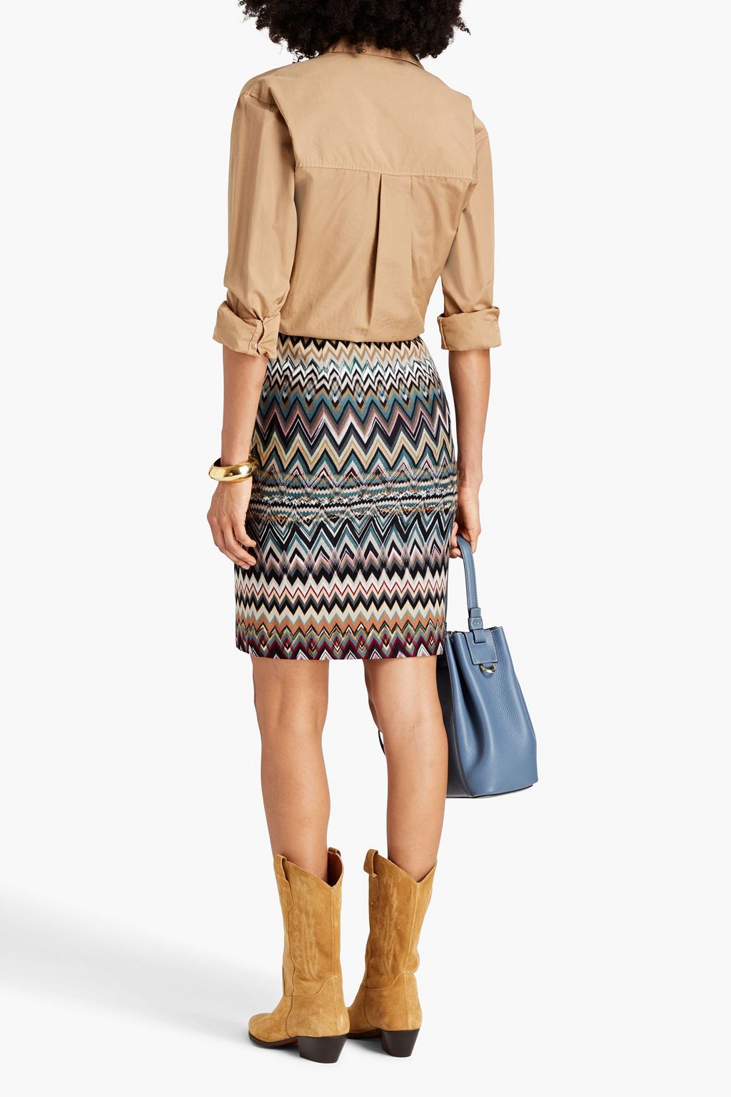 MISSONI Crochet-knit skirt