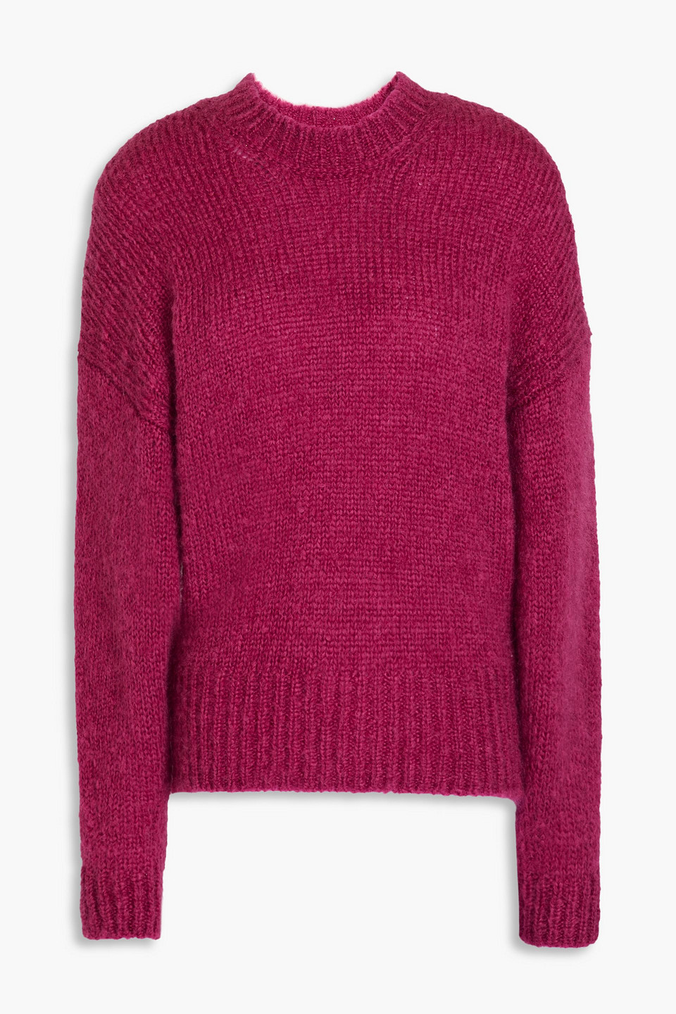 Isabel Marant Mohair-blend Jumper In Magenta