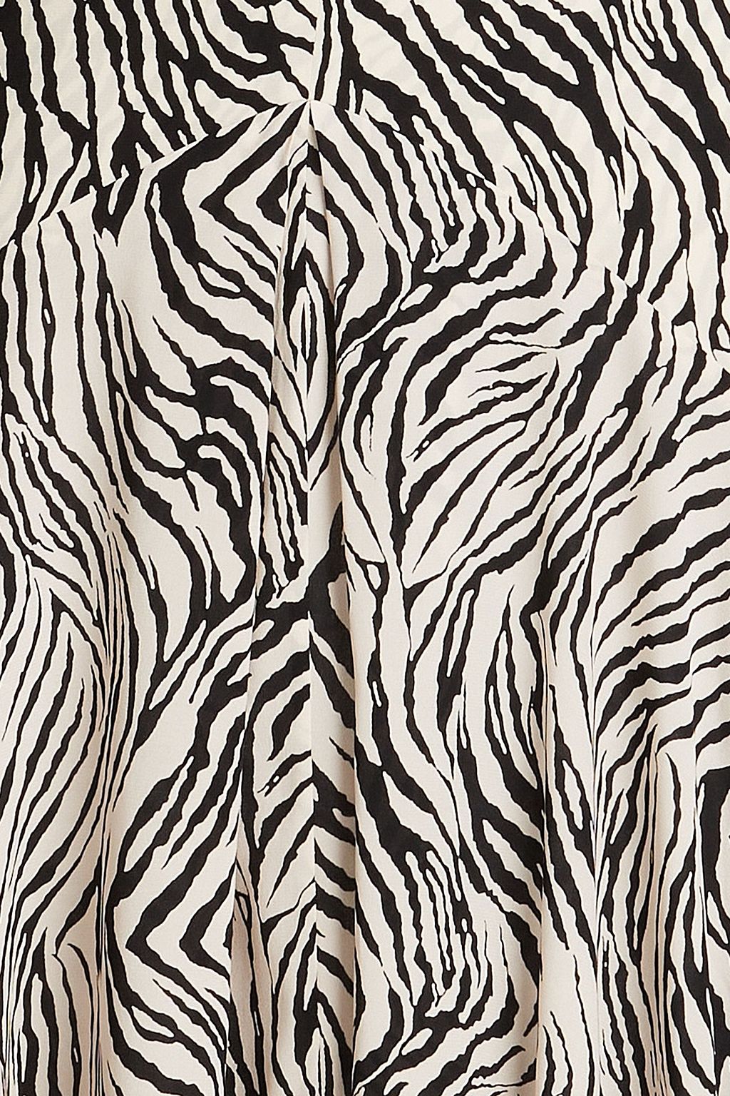 ISABEL MARANT 지브라 프린트 실크 혼방 크레이프 드 신 맥시 드레스