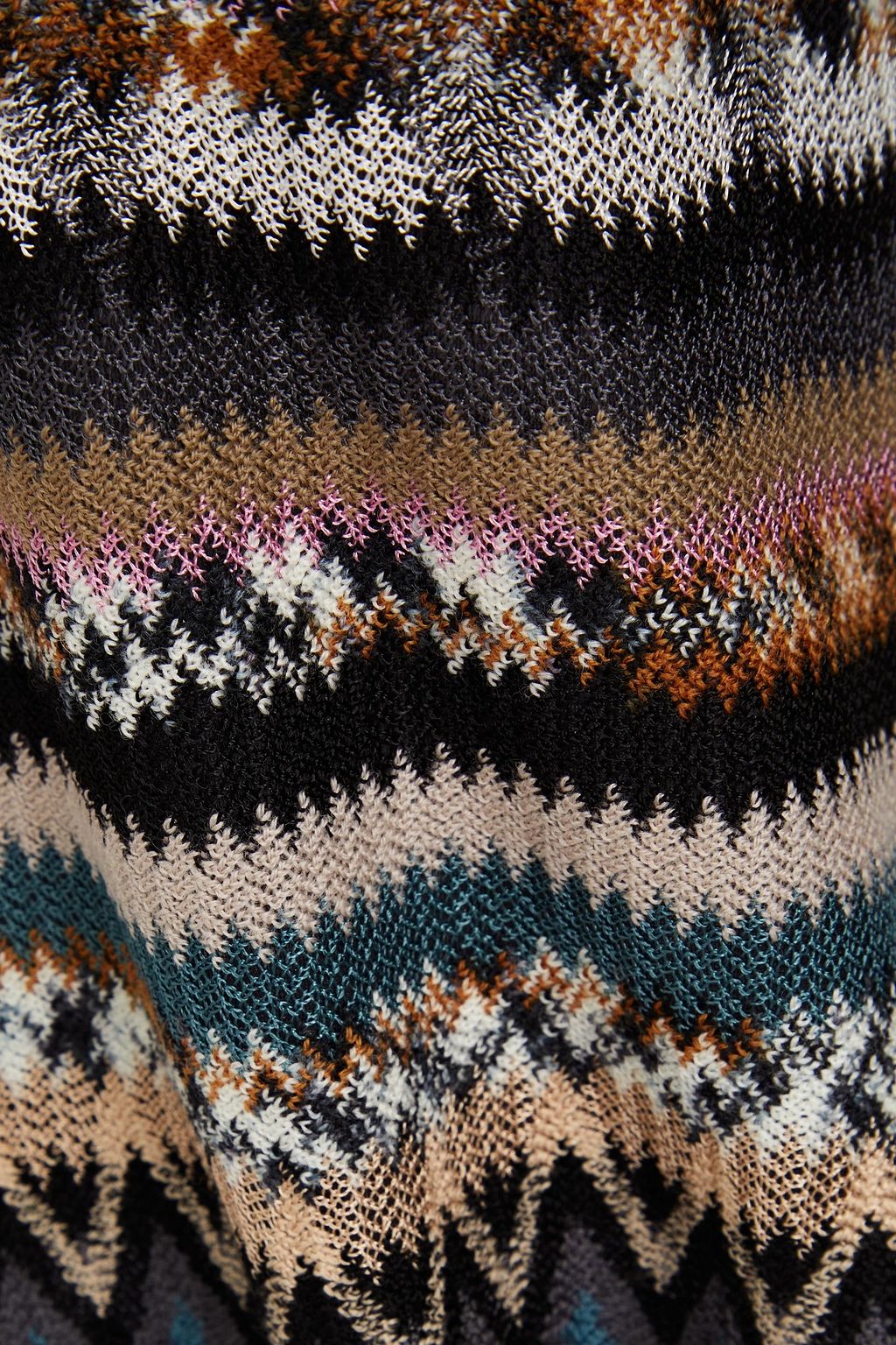 MISSONI Crochet-knit wool-blend flared pants