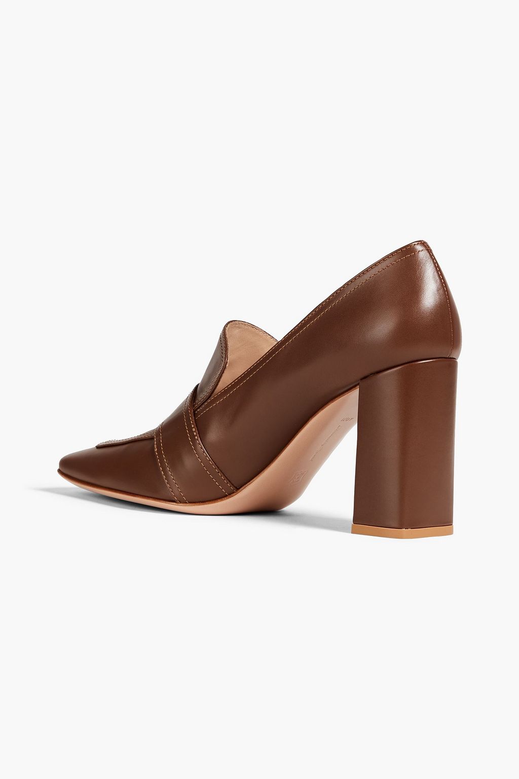 GIANVITO ROSSI Pumps aus Leder mit Schnalle
