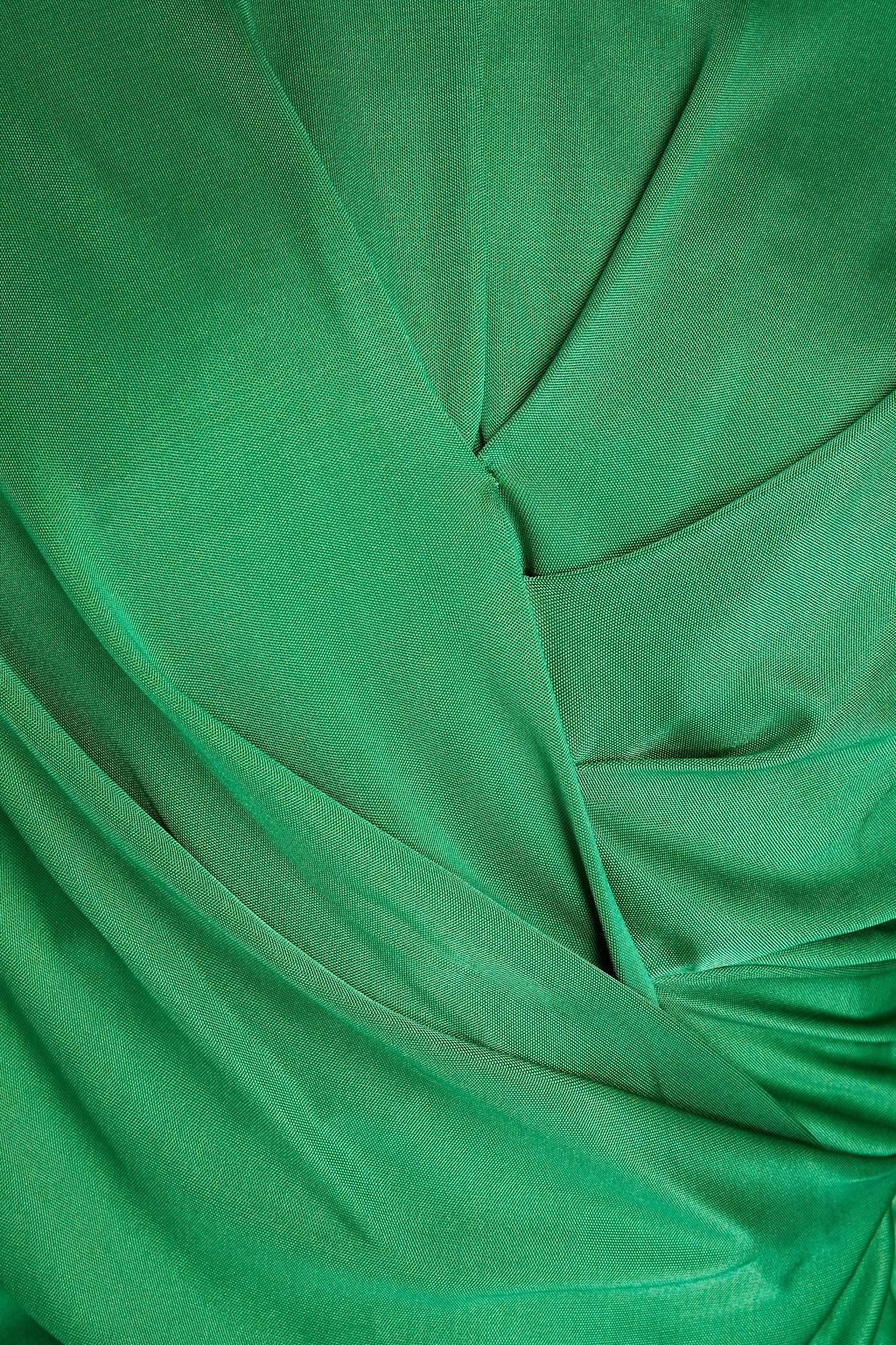 ISABEL MARANT بلوزة من جيرسي الساتان بتصميم مزموم
