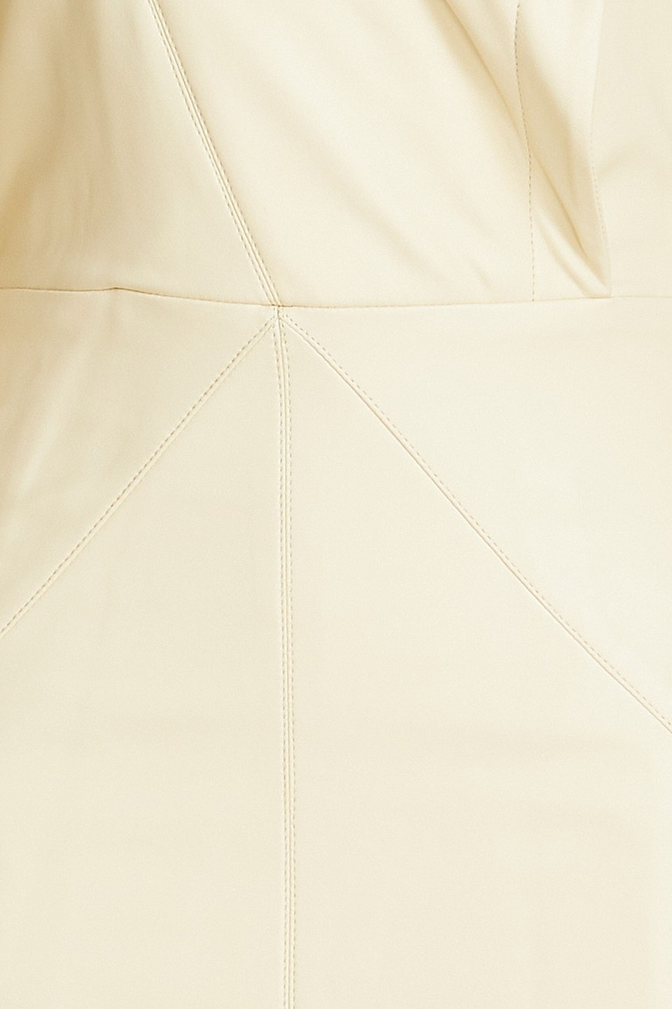 Isabel Marant Lazuli Leather Midi Dress In Cream