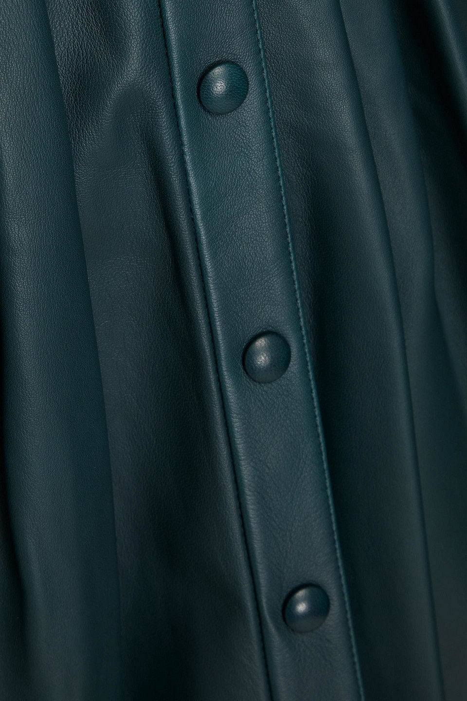 Isabel Marant Lyvia Pleated Leather Maxi Skirt In Waldgrün