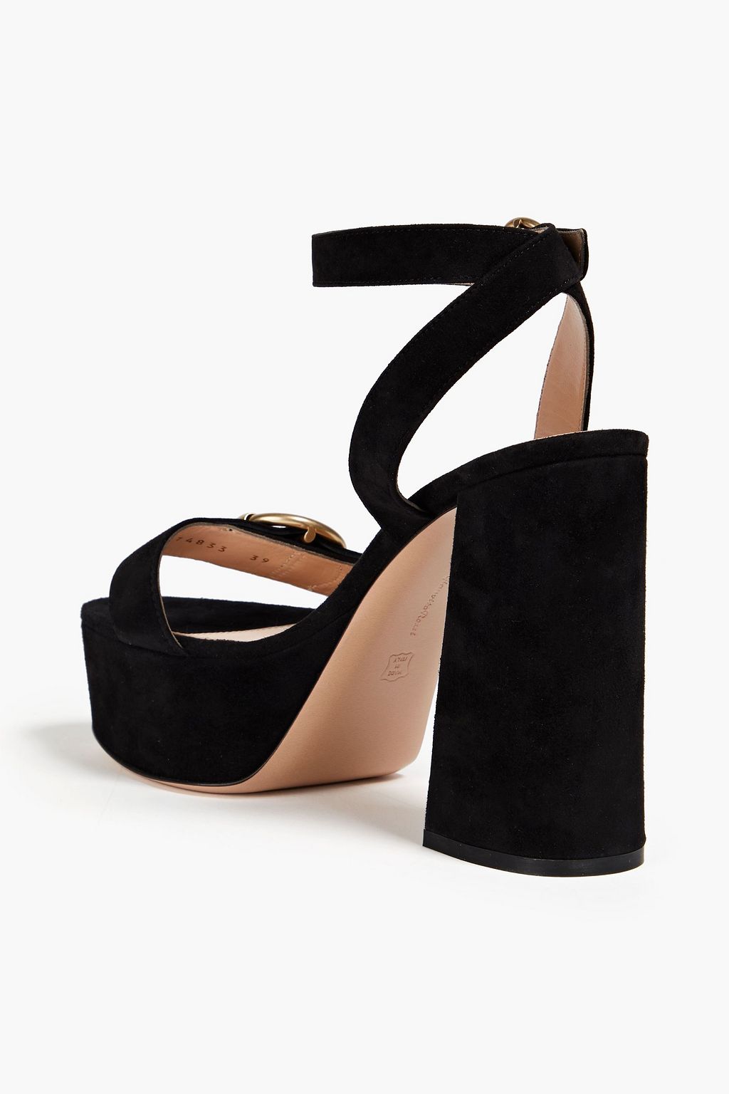 GIANVITO ROSSI Zandra buckled suede sandals