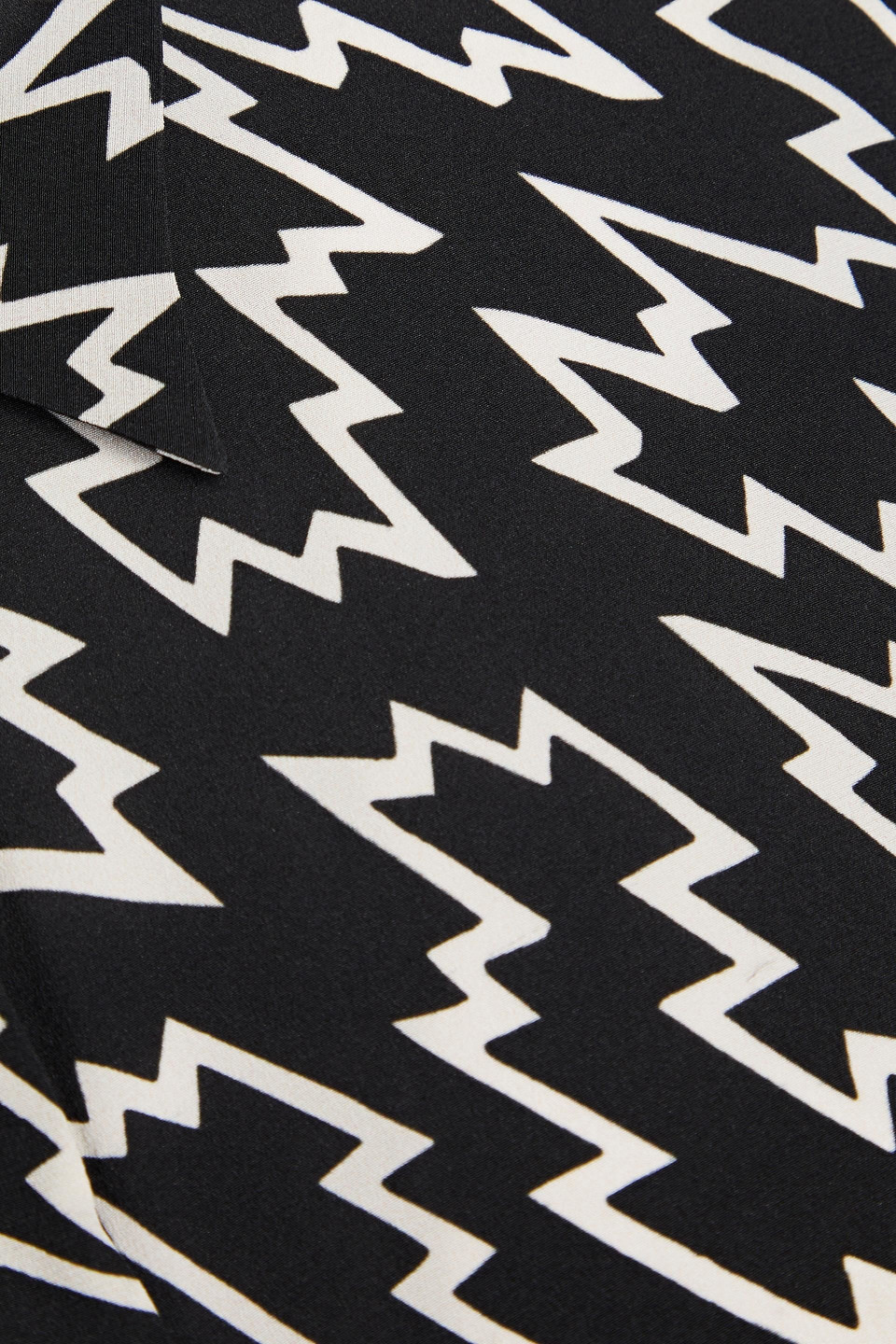 Isabel Marant Igalki Printed Stretch-silk Shirt In Schwarz