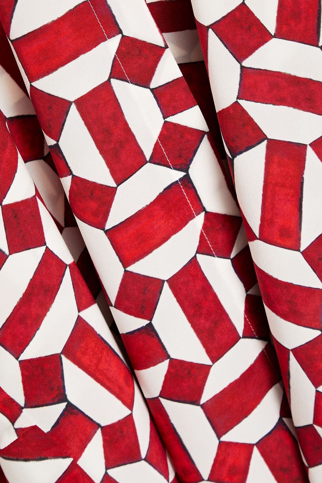 ISABEL MARANT Cade printed stretch-silk top
