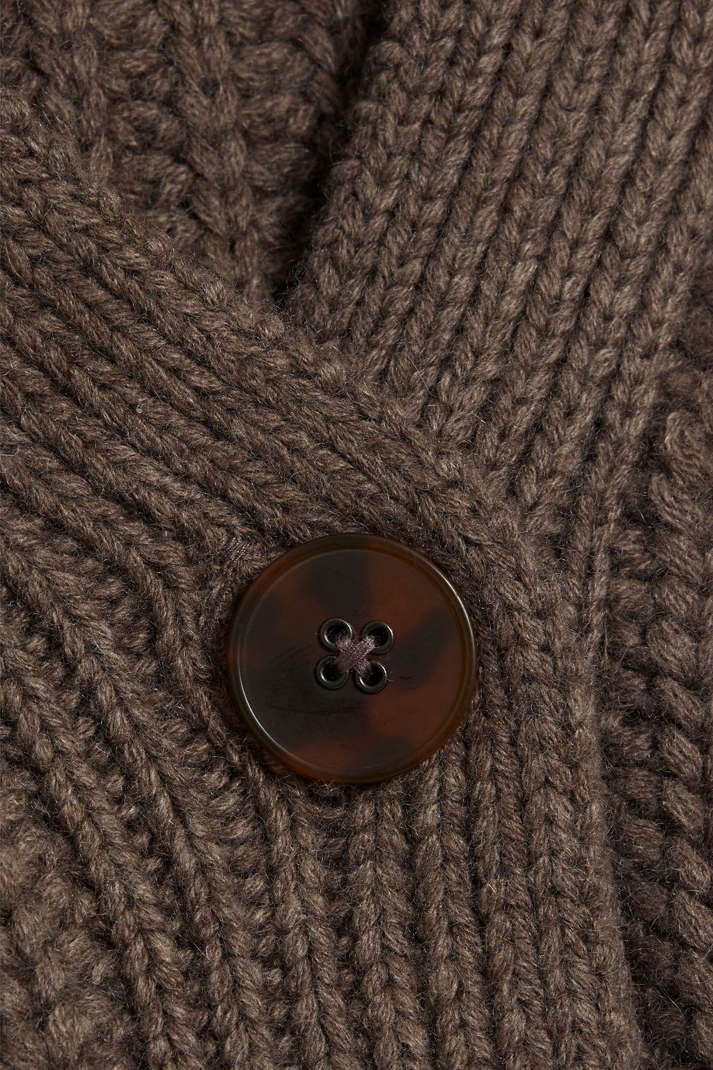 AUTUMN CASHMERE كارديغان مصنوع من نسيج بحبكة مضلّعة
