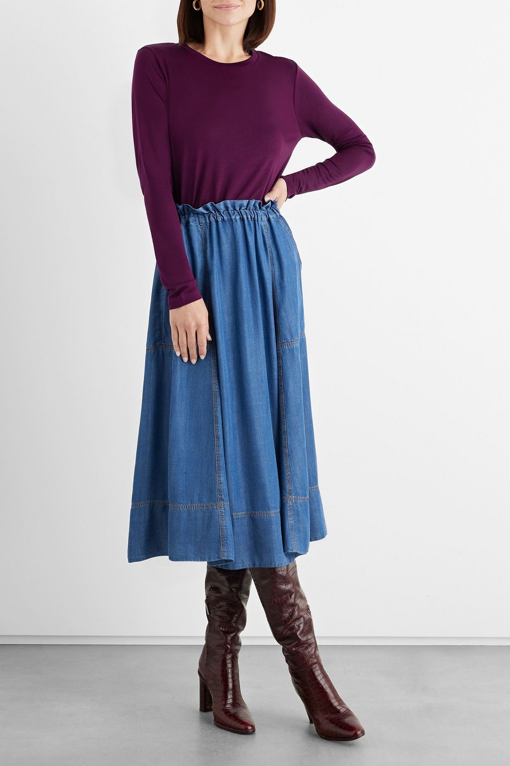 IRIS & INK Winnie TENCEL™ Lyocell-jersey top