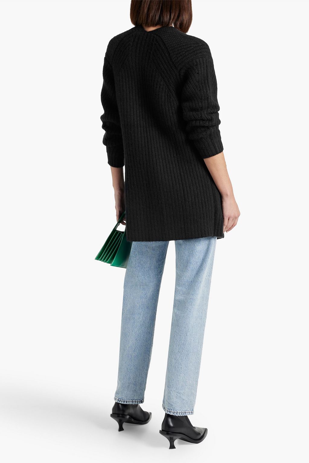 AUTUMN CASHMERE Ribbed-knit cardigan