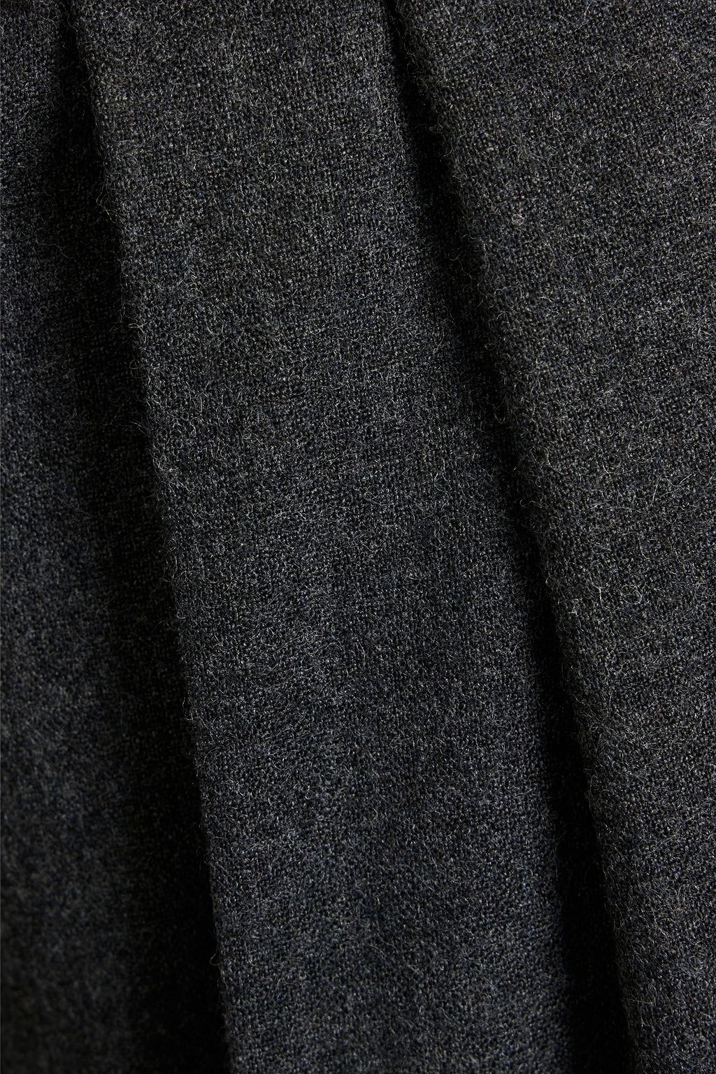 IRIS & INK Maya pleated wool-blend flannel wide-leg pants